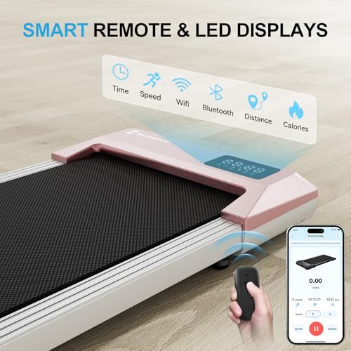 SupeRun Walking Pad, Under Desk Treadmill with Remote Control, 2.5 HP Y8357