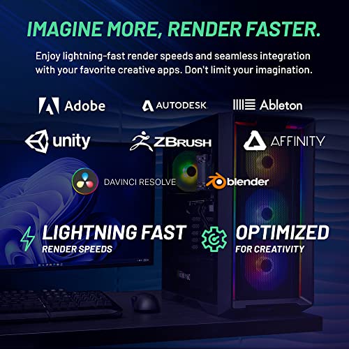 Skytech Nebula Gaming PC Desktop, Ryzen 5 5600, RTX 3050, 1TB SSD, 16GB RAM Q7363