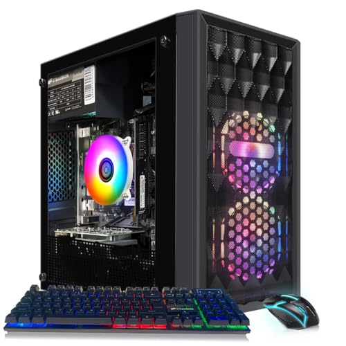 STGAubron Gaming PC Desktop, GeForce RTX 2060 Super, Intel Core i7, 16G DDR4, 1T SSD, Windows 11 Z1287