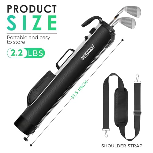 Findway Golf Stand Bag Lightweight Carry Bag with Ball Holder and Pockets H5623