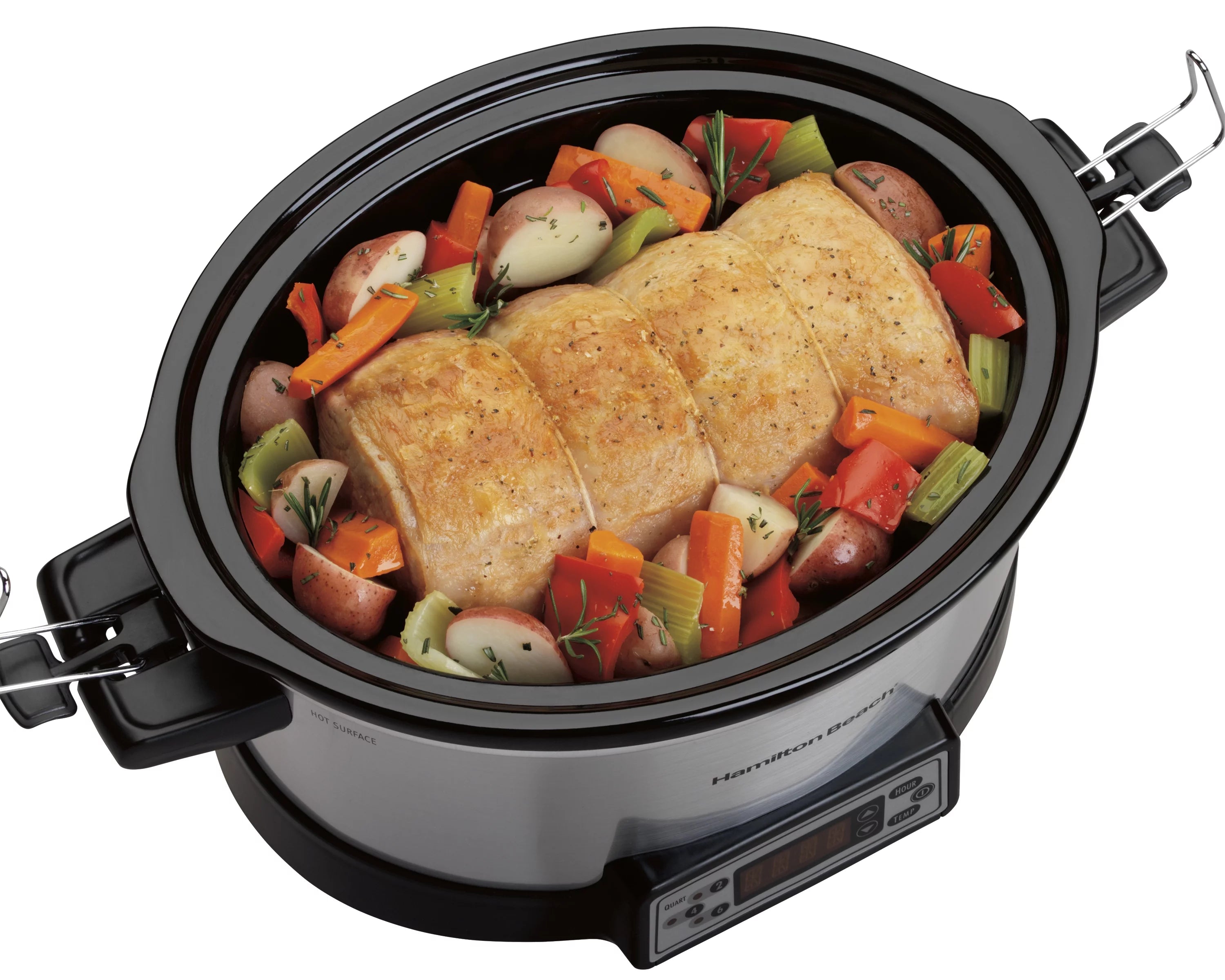 Hamilton Beach Programmable FlexCook 6 Quart Slow Cooker J938