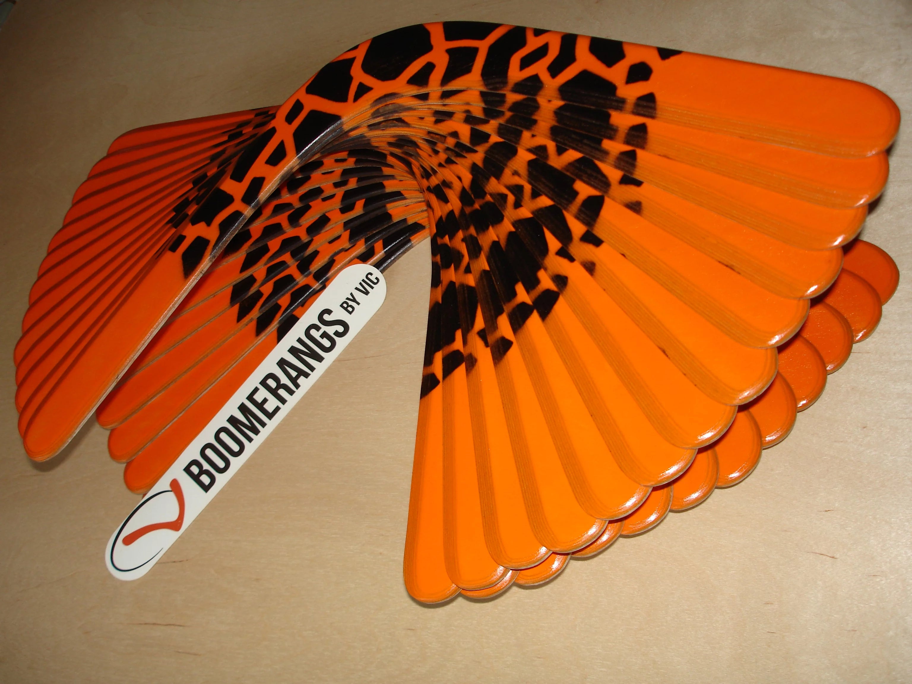 Flamarang boomerang TY Tasmanian Tiger handcrafted by Vic T69454