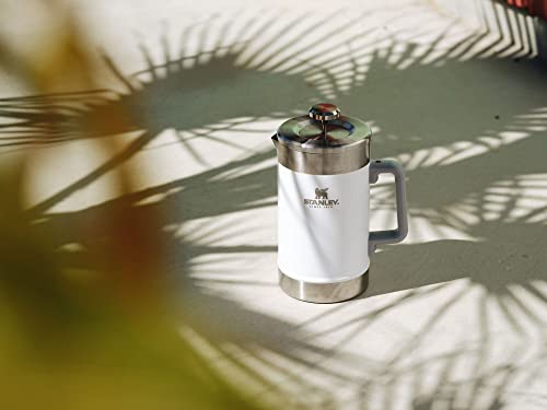 Stanley Classic Stay-Hot French Press Coffee Maker 48 oz, Insulated Stainless Steel, Hammertone Green L5297