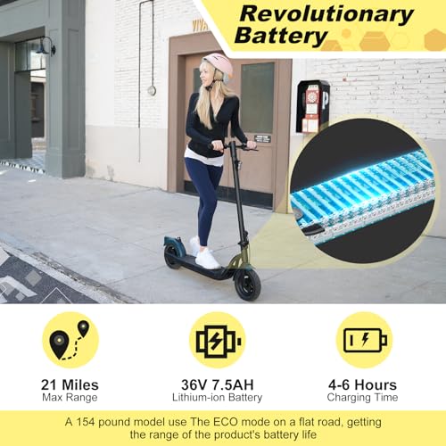 Electric Scooter for Adults, Foldable, 500W Motor, 10" Tires O2626