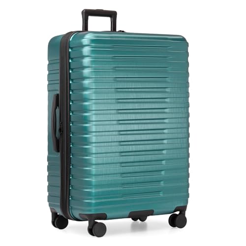 U.S. Traveler Boren Polycarbonate Hardside Carry-on Suitcase with 8 Spinner Wheels, Teal, 22-Inch S2578