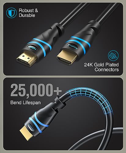 BlueRigger 4K HDMI Cable 50FT in-Wall CL3 Rated I187986
