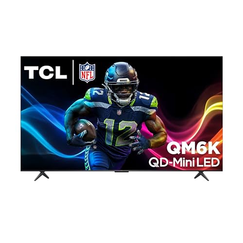 TCL 65-Inch Class QM6K Series QD-Mini LED 4K UHD Google Smart TV K982