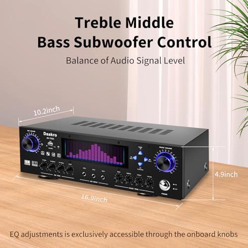 AV-735A 600W 5.1 Channel Home Theater Stereo Receiver with Bluetooth E89635