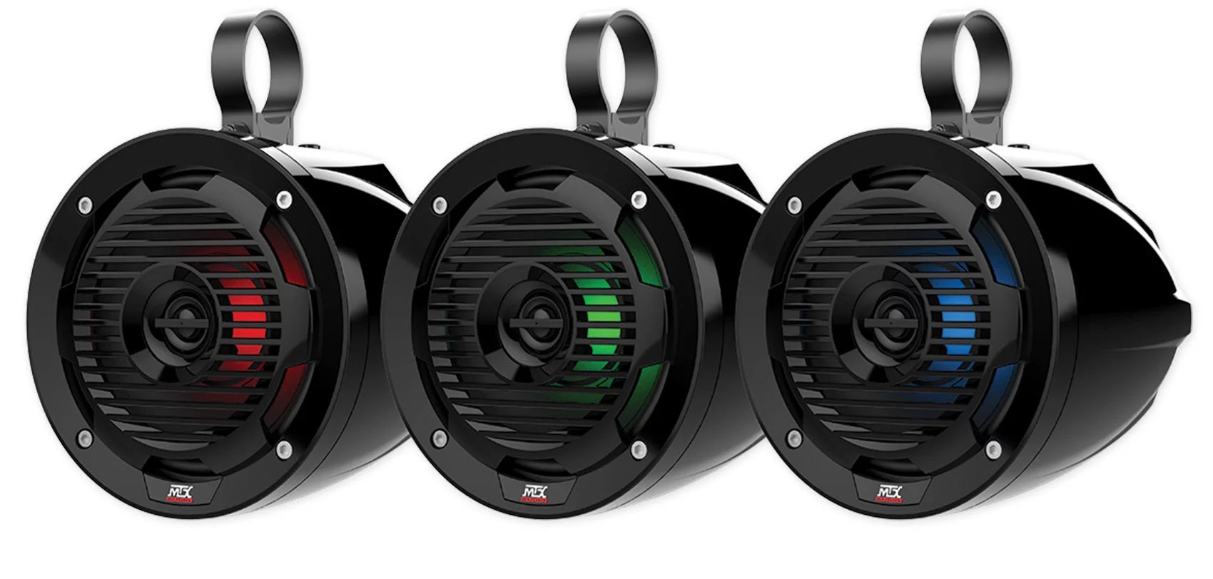 MTX MUD65PL 6.5" 200W Tower LED Speakers with Bluetooth for RZR/ATV/UTV P50148