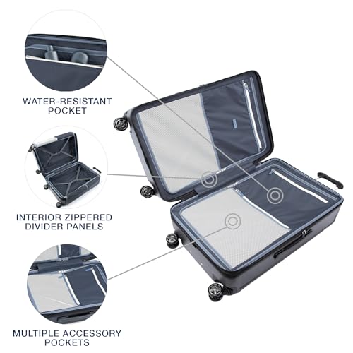 Travelpro Platinum Elite Hardside Expandable Carry-On Luggage, 8 Wheel Spinner, TSA Lock, 20-Inch X826544