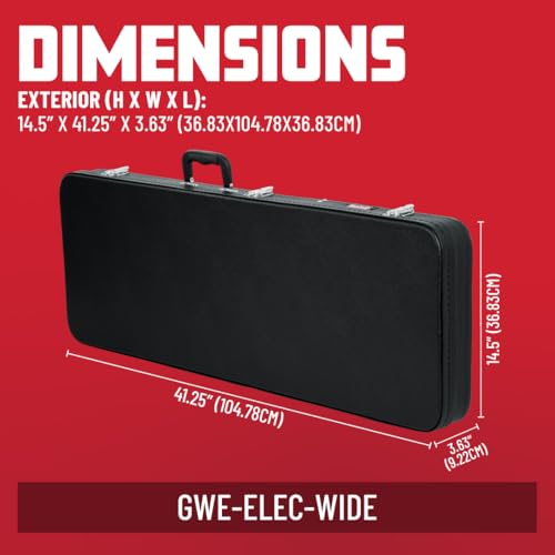 Gator Cases Hard-Shell Wood Case for Electric Guitars (GWE-ELEC) O817