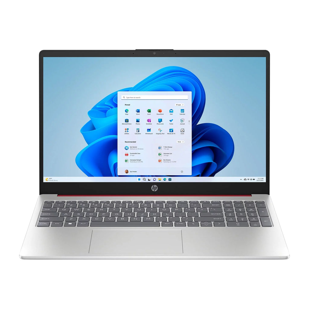 HP 15-FD0083WM 15.6" HD Pentium N200 4GB RAM 128GB SSD Win 11 Scarlet Red L111082