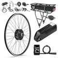 BAFANG 48V 500W Front Hub Motor - Ebike Conversion Kit for 20"/26"/700C(29er Compatible) Front Wheel Electric Bike Conversion kit with Battery& Display Options | Hub Motor Kit for Mountain/City Bikes
