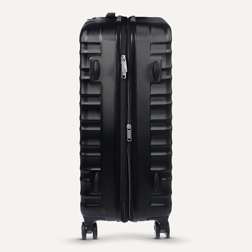 Amazon Basics 21" Hardside Carry-On Luggage with Wheels, Expandable, Black L489