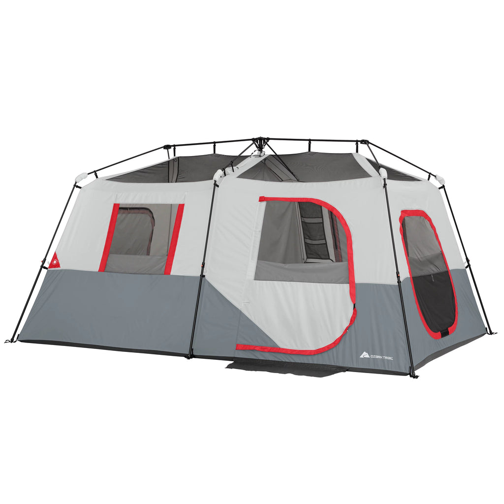 Ozark Trail 13' x 9' 8-Person Instant Cabin Tent with LED Lights K706777