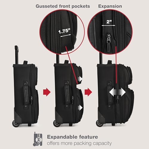 U.S. Traveler Rio Expandable Carry-on Luggage, Orange R95197