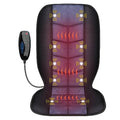 CILI Massage Chair Pad,Back Massager with Heat,Massage Seat Cushion with 10 Vibration Motors,30-60-90 Minutes Heating Options,Chair Massager for Office Chair, Home Office Use
