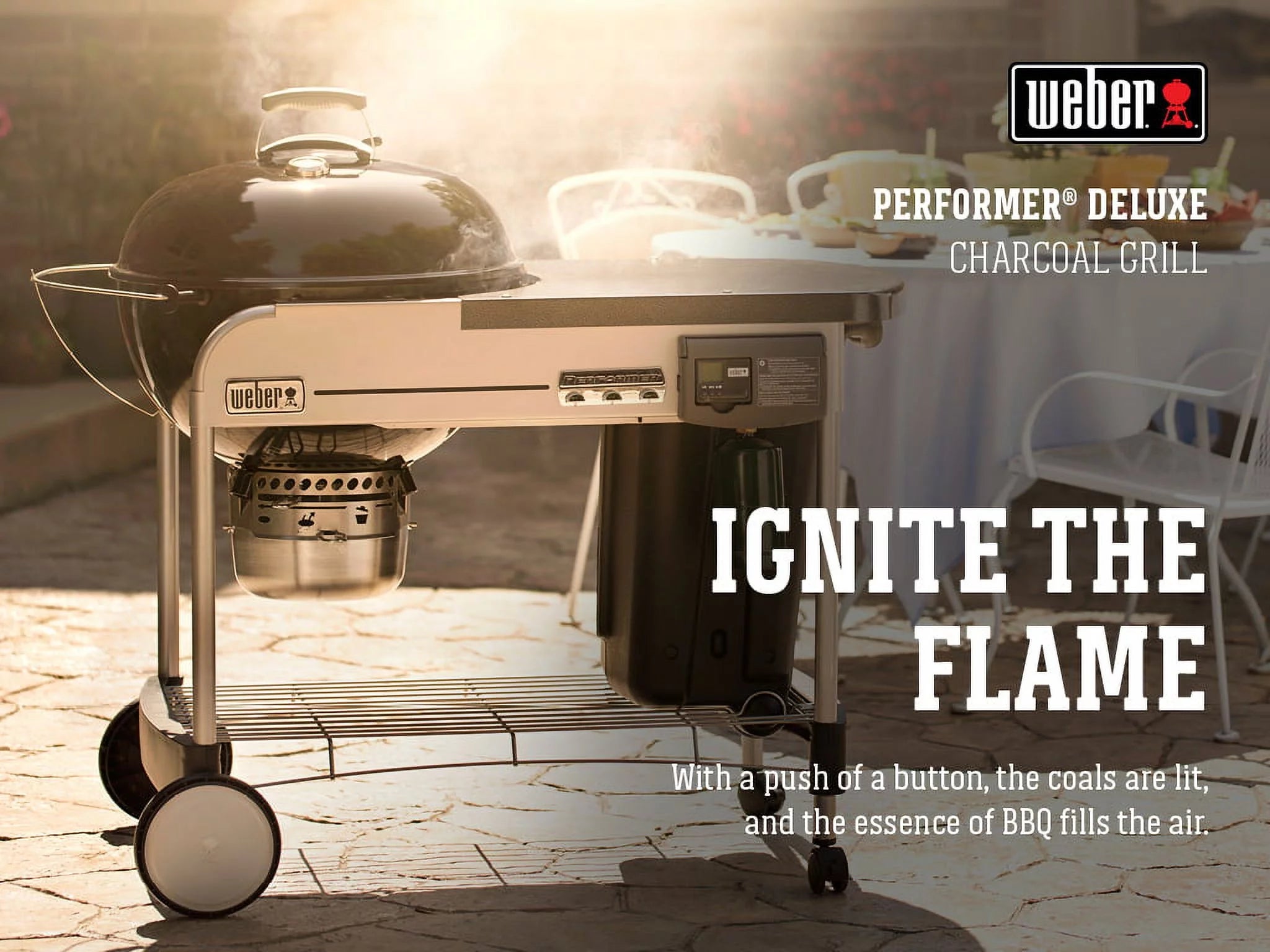 Weber Performer Deluxe 22" Charcoal Grill C381