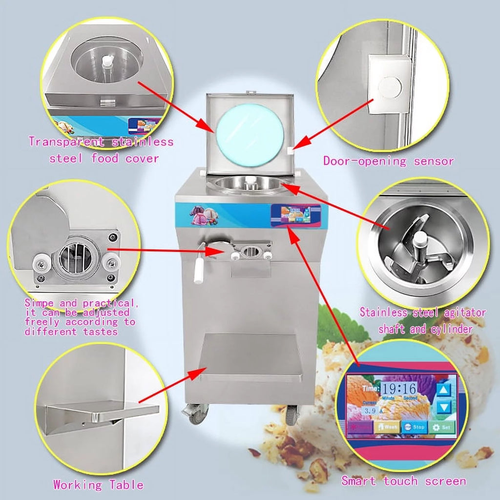 Kolice ETL Commercial Gelato Ice Cream Machine Batch Freezer Y1426