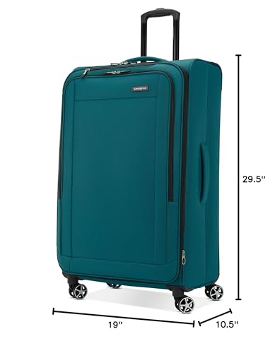 Samsonite Saire LTE Softside Expandable Luggage 3-Piece Set, Caribbean Blue F74282