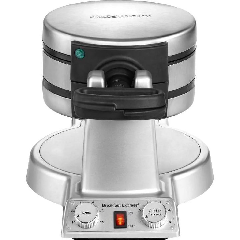 Cuisinart Breakfast Express Belgian Waffle & Omelet Maker, Stainless Steel Y9383