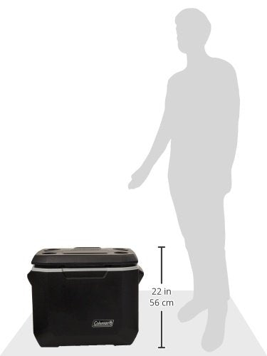 Coleman Xtreme 50qt Rolling Cooler with Wheels Y76762