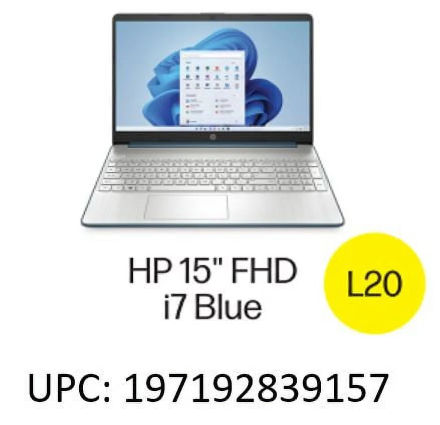 HP 15.6" FHD Laptop, Intel Core i7, 16GB RAM, 512GB SSD, Windows 11 U927