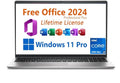 Dell Inspiron-14 2-in-1 Touchscreen Laptop - w/Office Lifetime • 14-inch FHD+ IPS Display • AMD Ryzen 5 8640HS • Backlit KB • Fingerprint • Win 11 Pro & External DVD Drive (32GB DDR5 RAM | 1TB SSD)