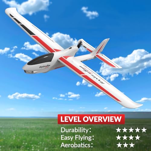 VOLANTEXRC Ranger600 Stunt RC Plane, 4CH Remote Control Glider, 6-Axis Gyro, RTF T721331