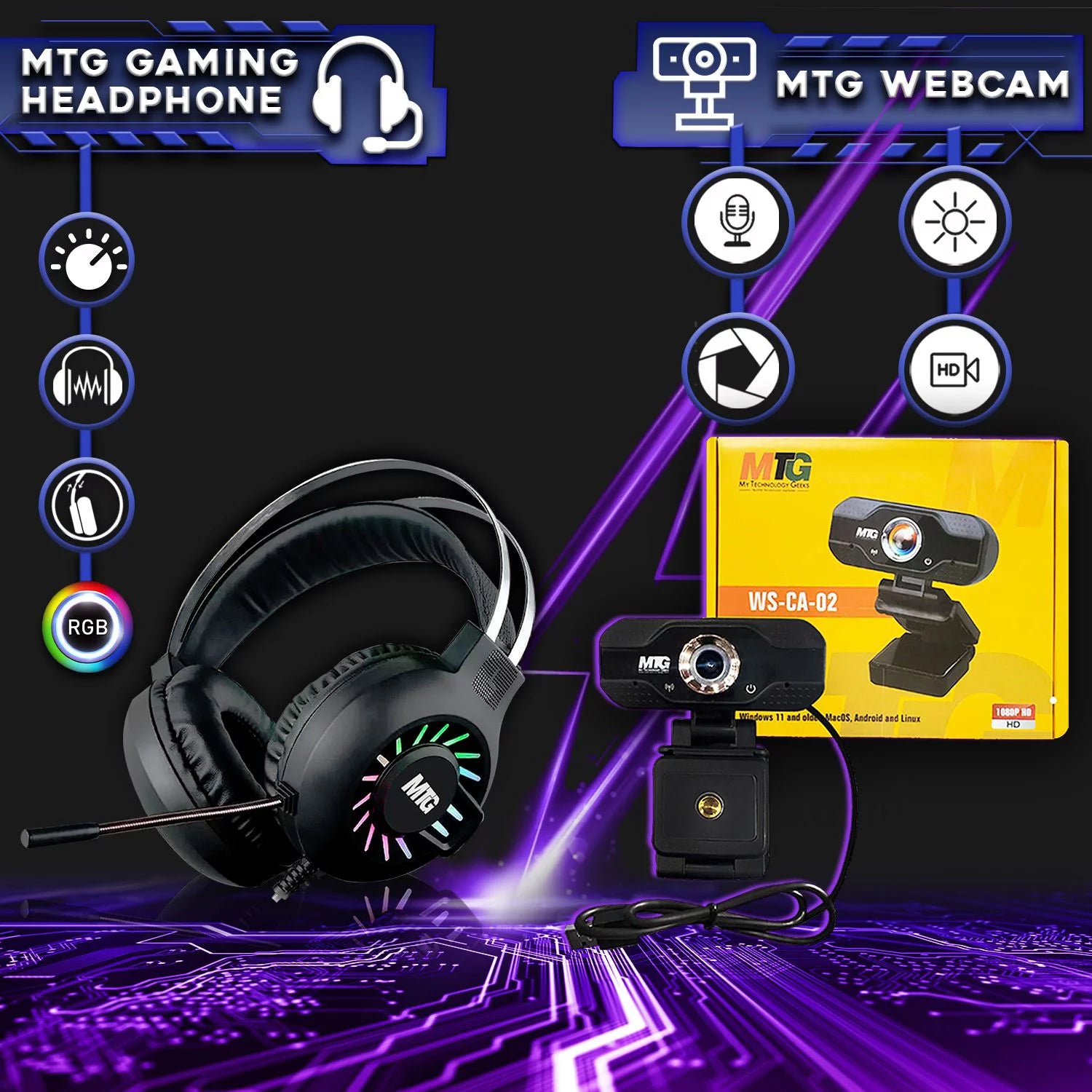 TechMagnet Zeus Pro 6 Gaming Desktop PC, Intel i7, 32GB RAM, 1TB SSD, 27" 165Hz Monitor N8876