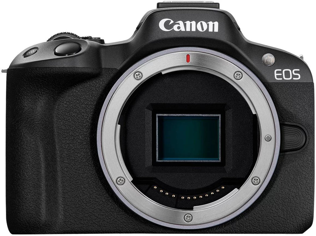 Canon EOS R50 4K Mirrorless Camera with RF-S 18-45mm Lens and Accessories H37459