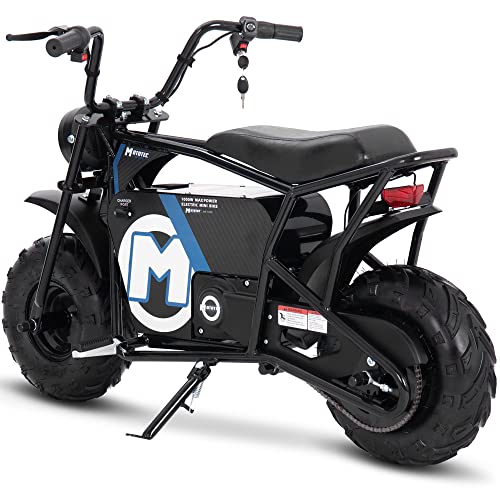 MotoTec 48v 1000w Electric Mini Bike Black W616