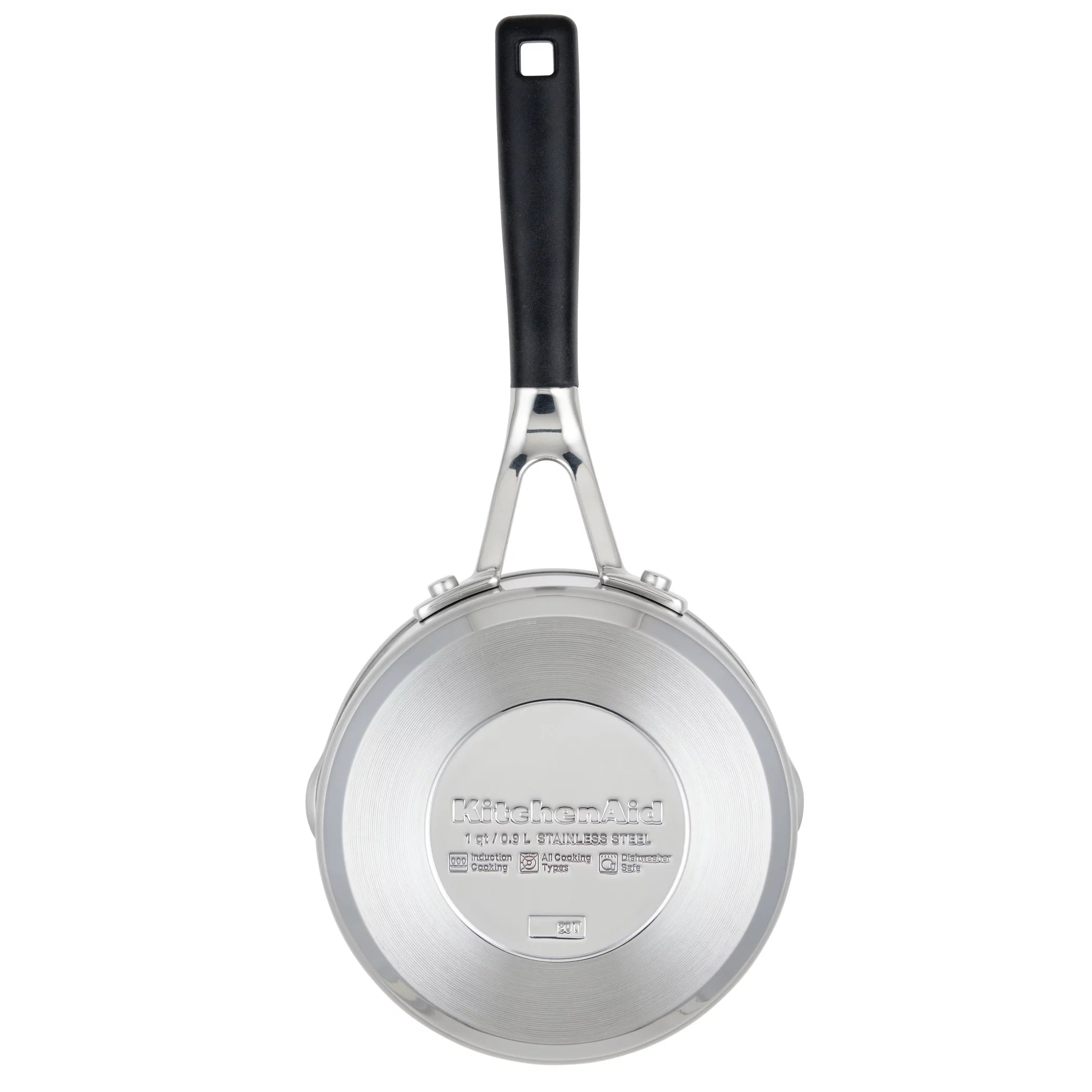 KitchenAid Stainless Steel Induction Saucepan with Pour Spouts, 1 Quart V55339