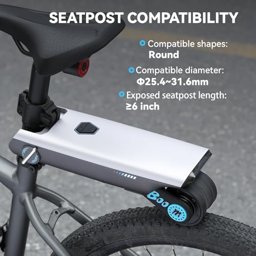 BAOSHISHAN Electric Bike Conversion Kit for Mountain and Road Bike, 31 Miles Range, Blue X540