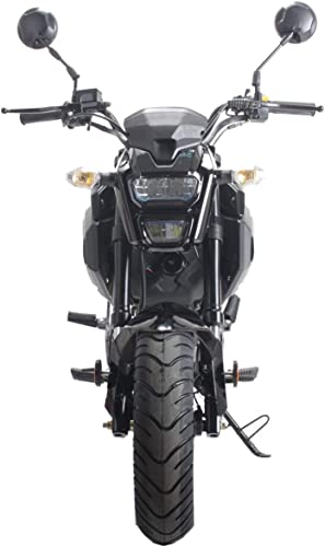 HHH Vader 125 Motorcycle Gas Bike with Big Headlights (Black) M2726