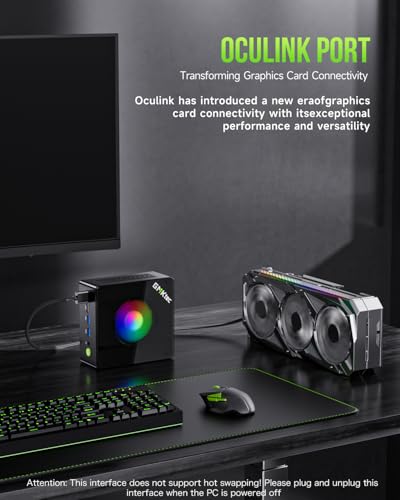 GMKtec K11 AMD Ryzen 9 8945HS 32GB DDR5 1TB Mini PC Desktop Computer X186