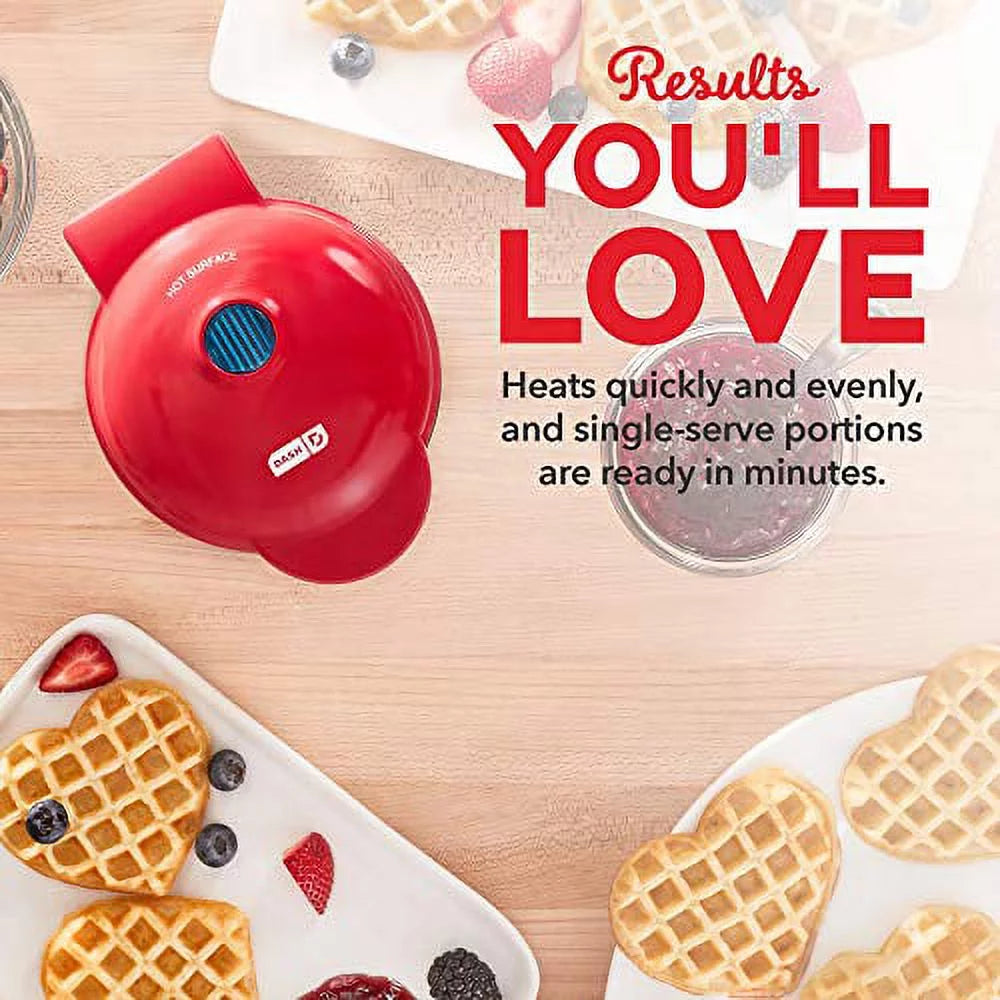 Dash DMW001AQ 4 inch Mini Waffle Maker G233