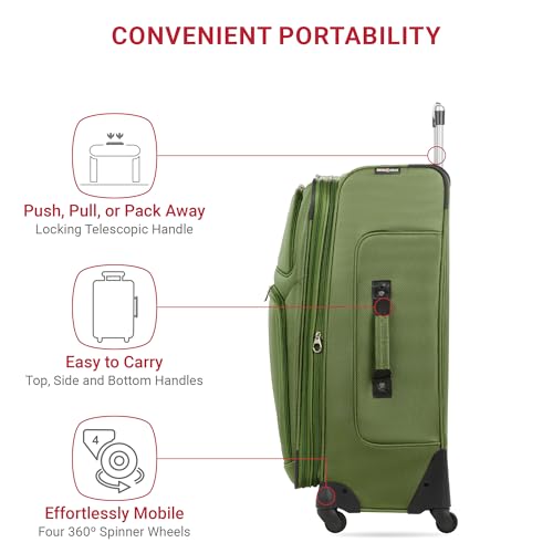 SwissGear Sion Softside Expandable Roller Luggage 3 Piece Set N784870