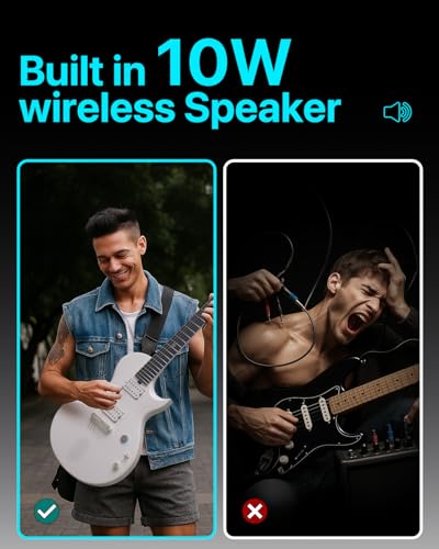 Enya Electric Guitar Inspire 39" Carbon Fiber with Wireless Speaker and Gig Bag Y562682
