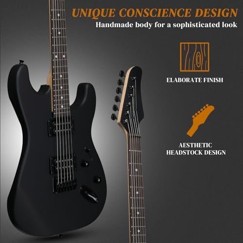 Ktaxon 39 Inch Electric Guitar Kit with 20W Amp, Bag, Strap, Cable, Accessories W1993