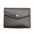 Italian Artisan 605-0021S-DarkBrown Lorenzo Mini Slim leather Wallet, Dark Brown - Small