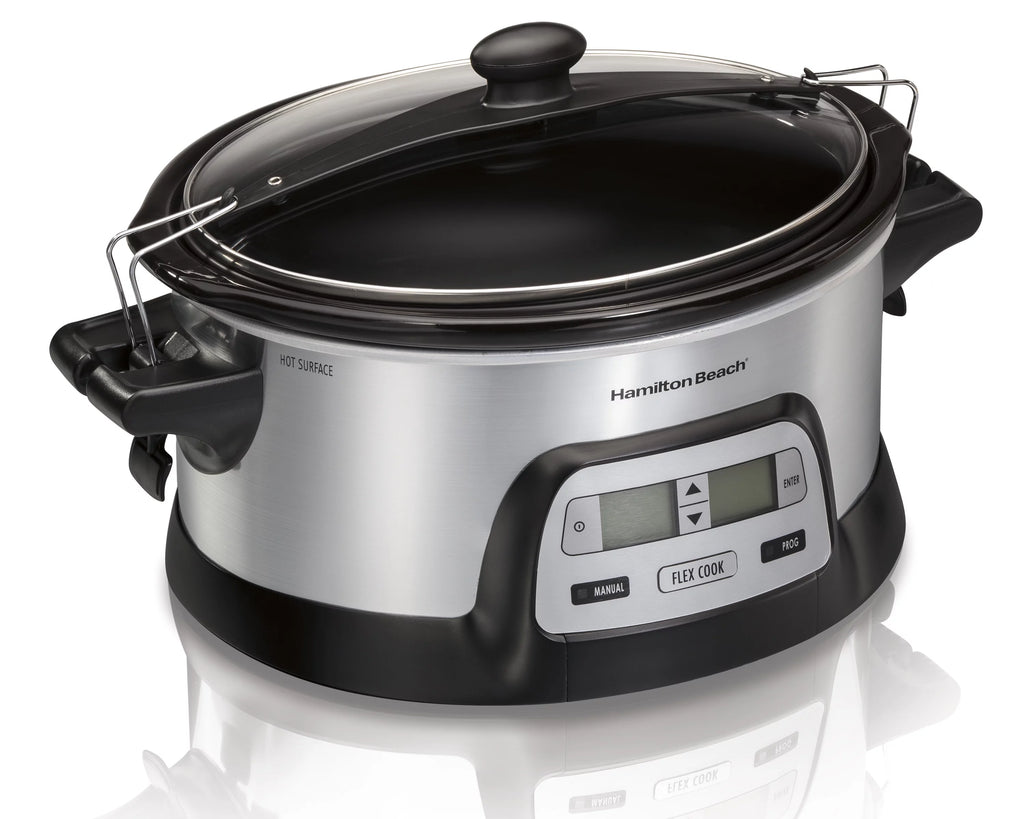 Hamilton Beach Programmable FlexCook 6 Quart Slow Cooker J938