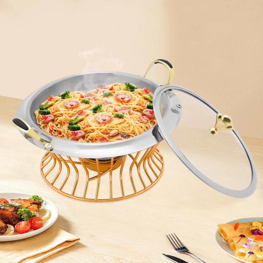 2L Non-stick Chafing Dish Food Warmer Buffet Adjustable W91839