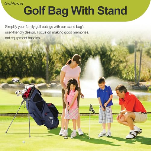 14 Way Golf Stand Bag for Men with Top Dividers and 10 Pockets D91627