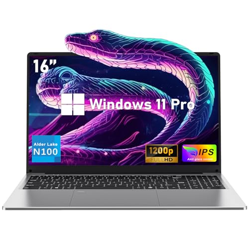 16 Inch Gaming Laptop, 16GB RAM 512GB SSD, N95 Processor, Windows 11 Pro S92427