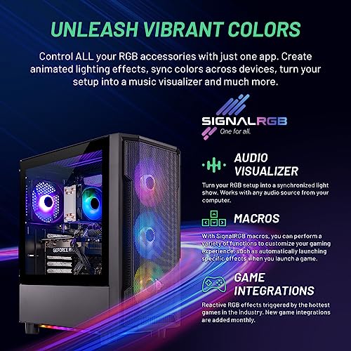 Skytech Blaze4 Mini Gaming PC Desktop, Ryzen 7 5700, RTX 4060, 1TB SSD, 16GB RAM W80305