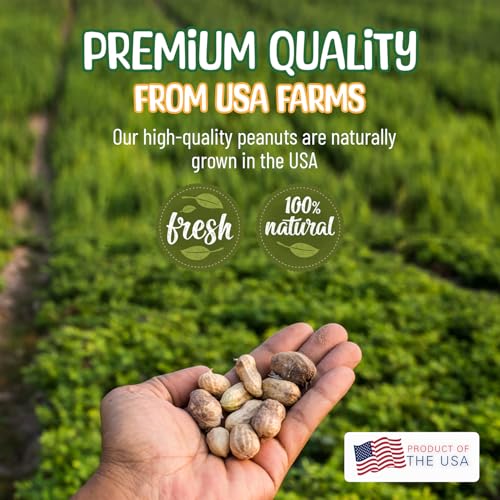 25 lb Raw Peanuts in Shell for Wildlife - Grown in USA C1313