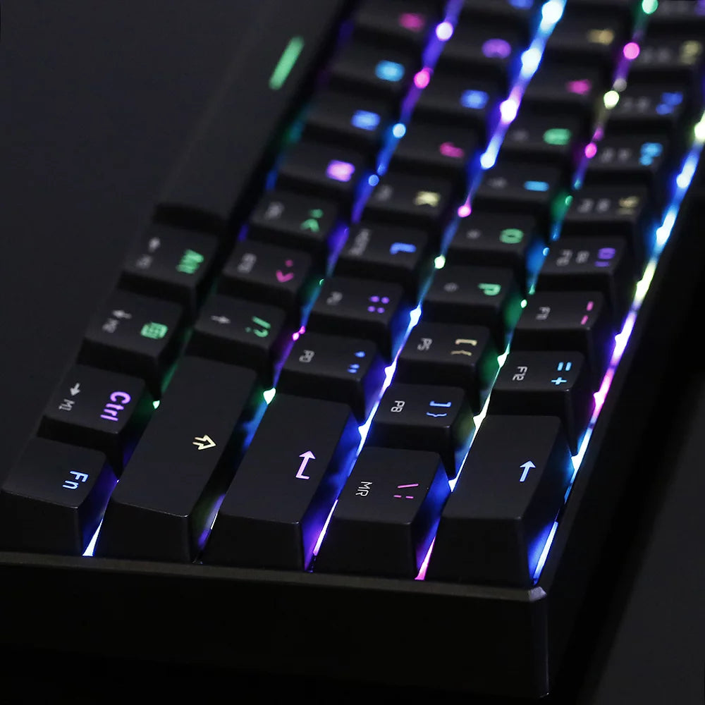 MOTOSPEED CK61 RGB Mechanical Gaming Keyboard, Blue Switches, 61 Keys Q540