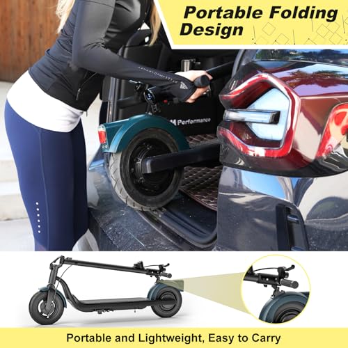 Electric Scooter for Adults, Foldable, 500W Motor, 10" Tires O2626