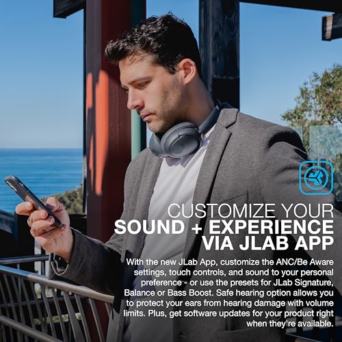 JLab JBuds Lux ANC Wireless Headphones, Sage, Over-Ear Bluetooth M35854